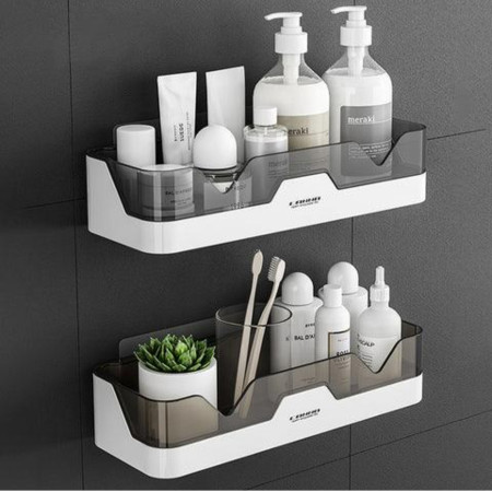 Premium Bathroom Corner Shelf | Shower Gel & Shampoo Holder | Storage Rack Organizer